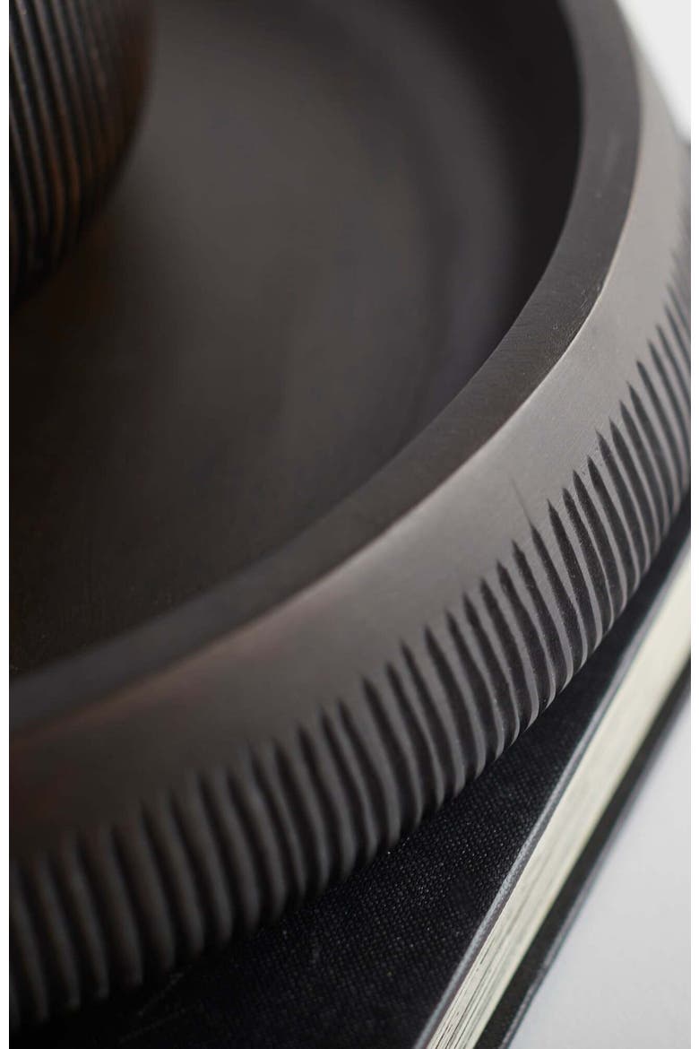Chiseled Leila Small Tray, Alternate, color, Black