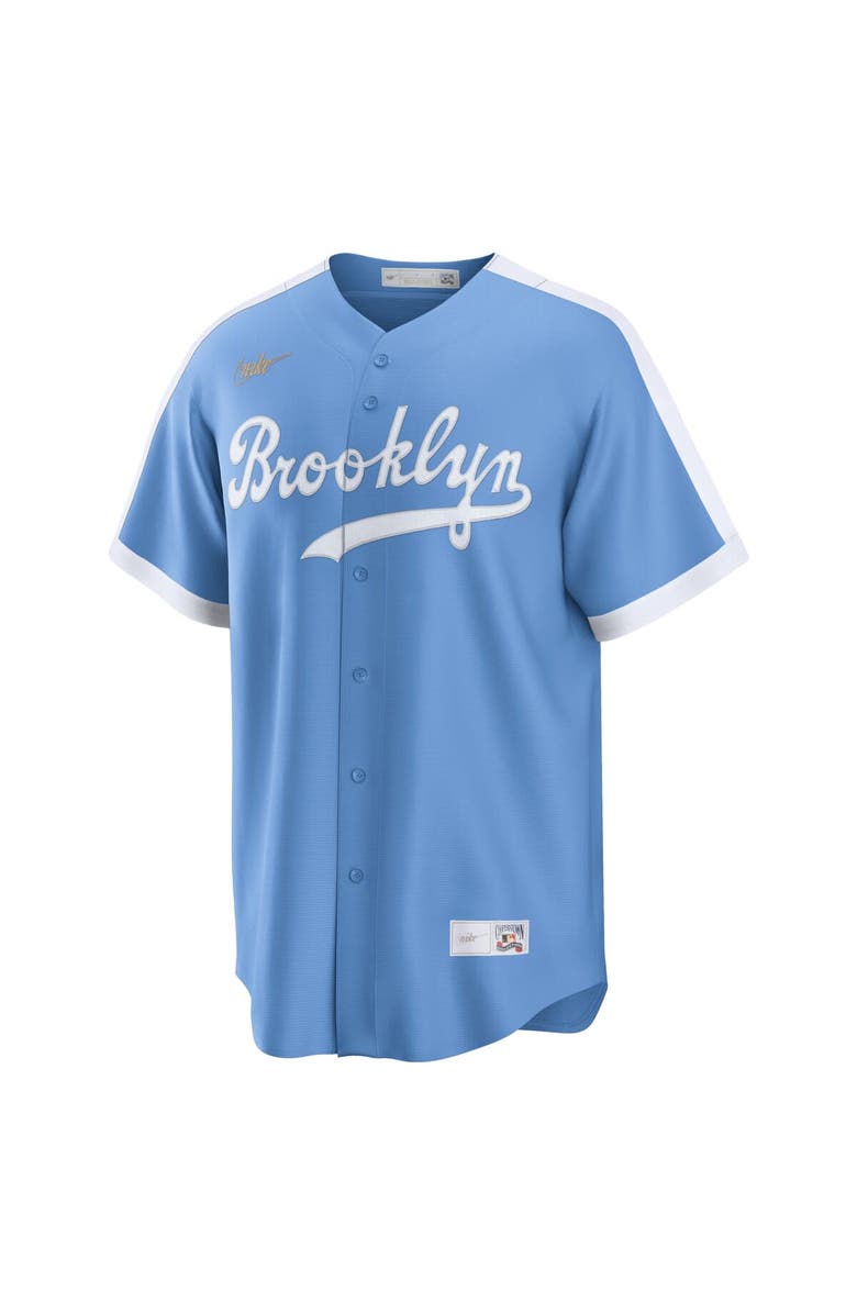 Nike Men's Nike Jackie Robinson Light Blue Brooklyn Dodgers Alternate Cooperstown Collection Player Jersey, Alternate, color, 
