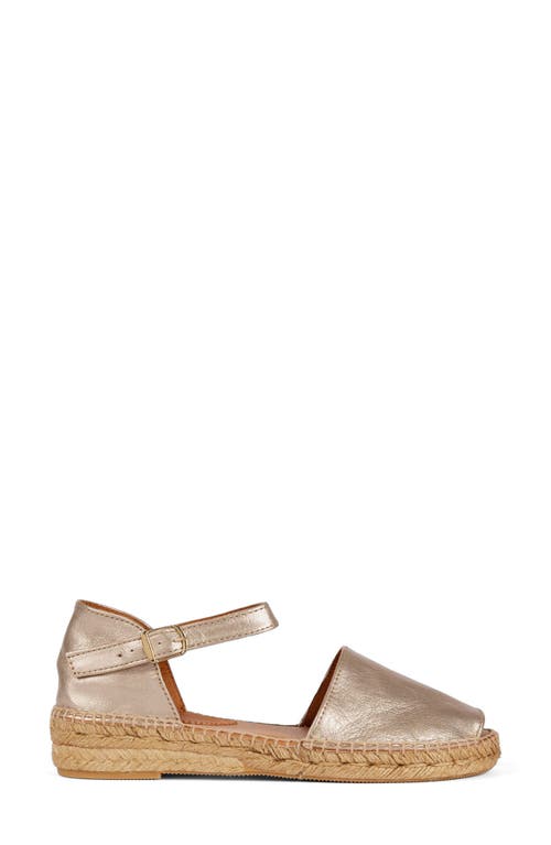 Penelope Chilvers Montserrat Ankle Strap Espadrille In Gray