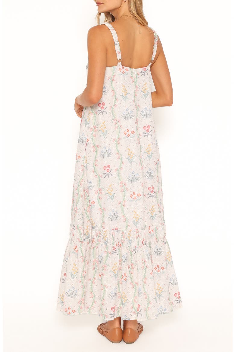 Evaline Maxi Dress, Alternate, color, WHITE FLORAL