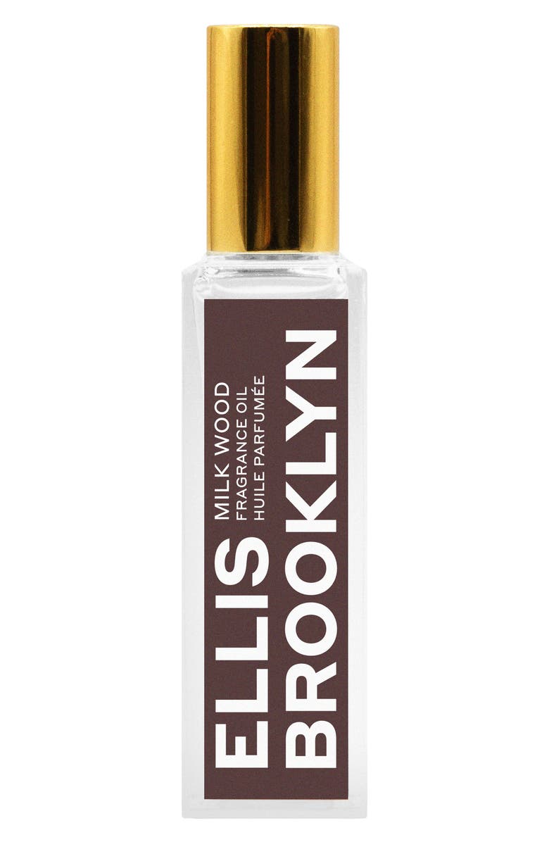 Ellis Brooklyn MILK WOOD Perfume Oil Rollerball, Main, color,
