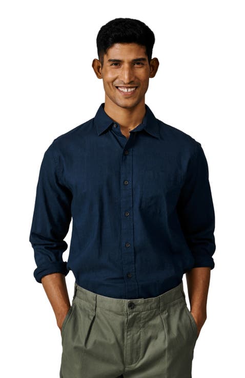 Grainsby Linen Cotton Relaxed Shirt