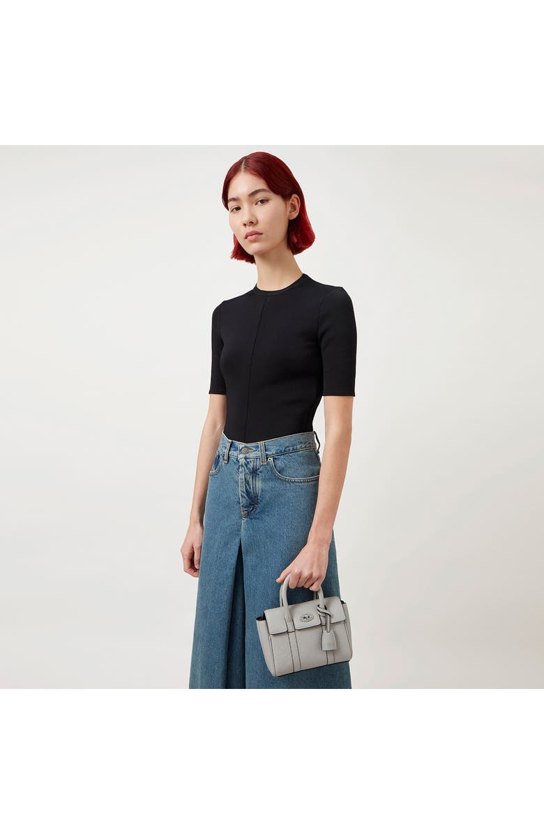 Mulberry Mini Bayswater Leather Tote, Alternate, color,
