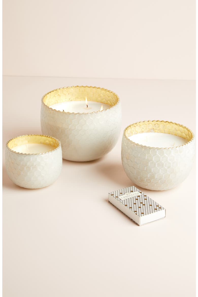 Anthropologie Small Mercury Glass Candle (Nordstrom Exclusive Color), Alternate, color, WHITE