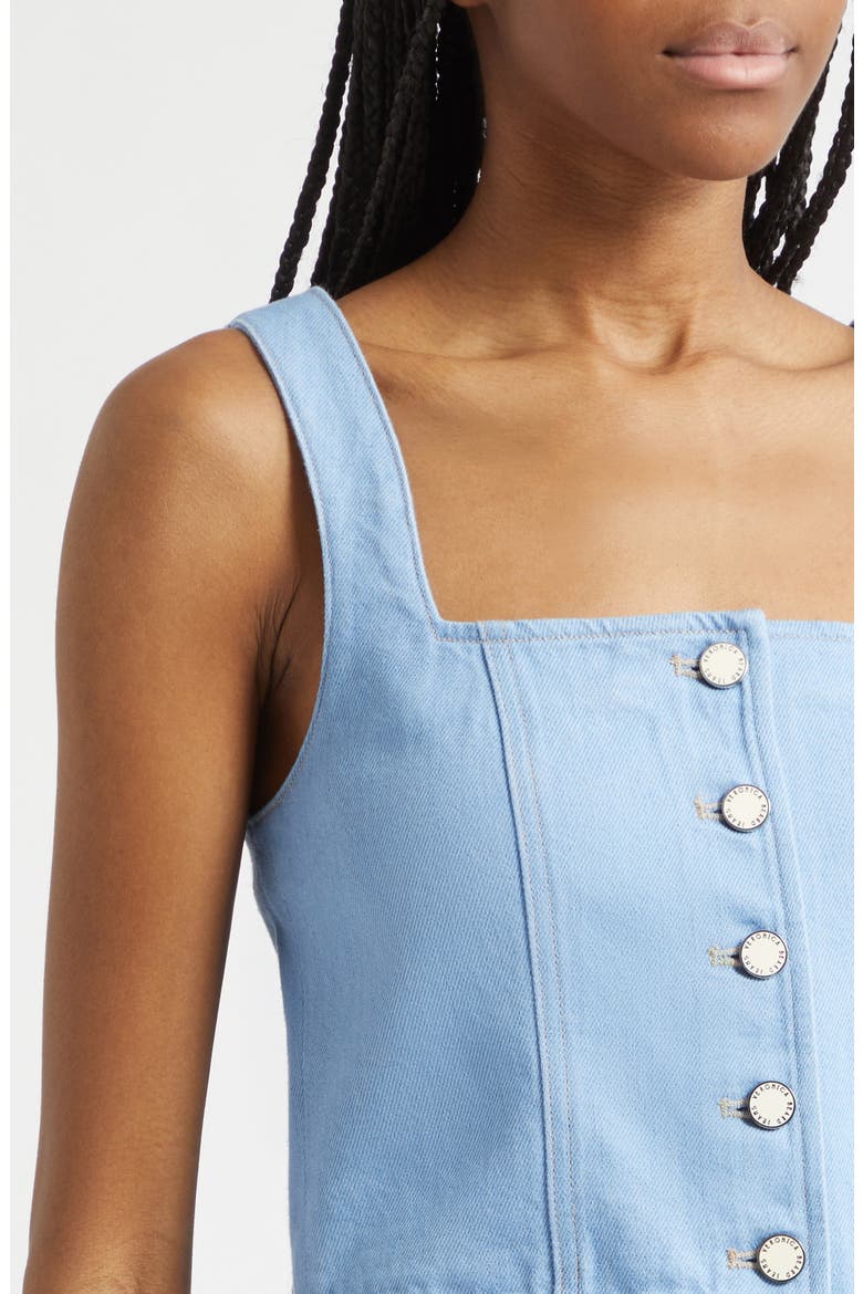 Spensley Denim Top, Alternate, color, BAYSIDE