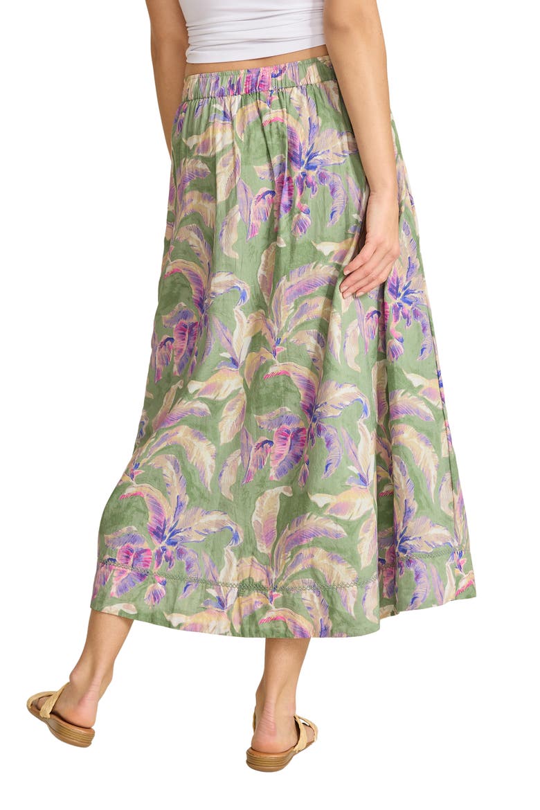 Norte Bloom Maxi Wrap Skirt, Alternate, color, NATURAL MINT