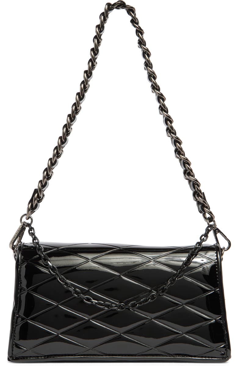 Steve Madden Brona Quilt Embossed Patent Shoulder Bag, Main, color,