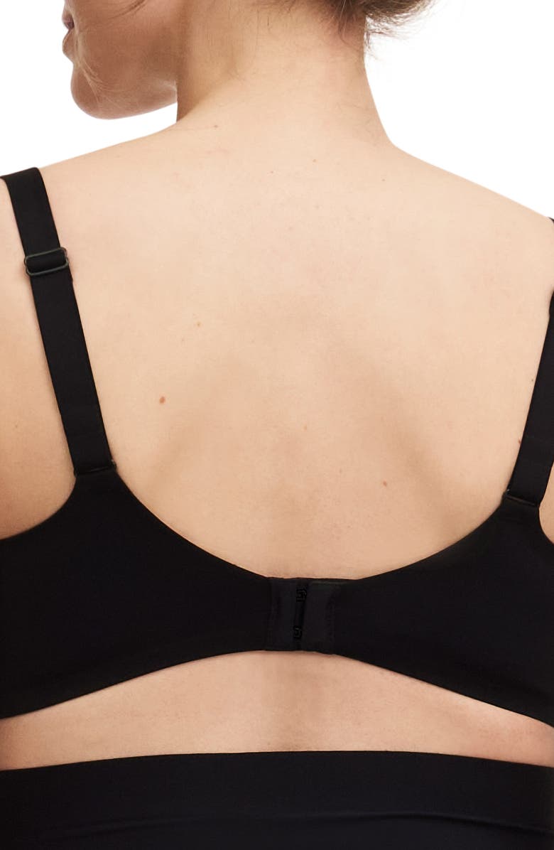 Chantelle Lingerie Pure Wireless Unlined Maternity/Nursing Bra, Alternate, color, Black-11