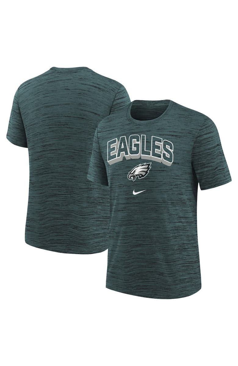 Nike Youth Nike  Midnight Green Philadelphia Eagles Sideline Velocity Performance T-Shirt, Alternate, color, Green