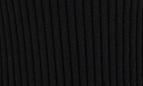 Kut From The Kloth Hera Mock Neck Rib Sweater In Black
