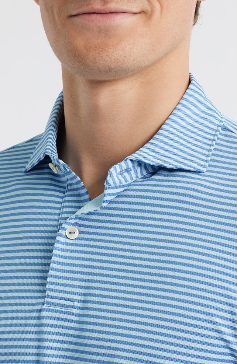 Peter Millar Crown Crafted Verse Performance Mesh Polo, Alternate, color, Lunar Blue