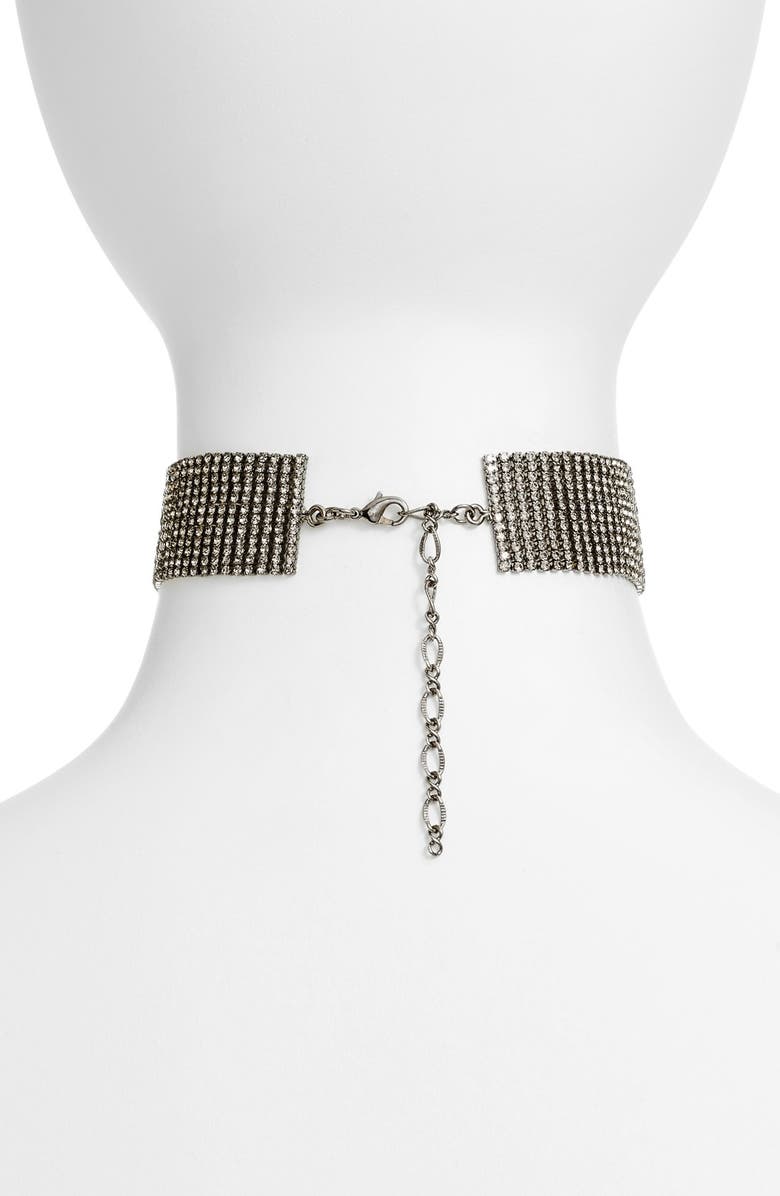 CRISTABELLE Crystal Choker Necklace, Alternate, color,