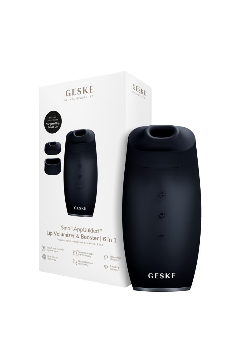 GESKE SmartAppGuided Lip Volumizer & Booster | 6 in 1, Main, color, Black