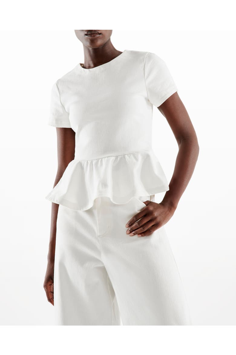 Alexandria Top, Alternate, color, White