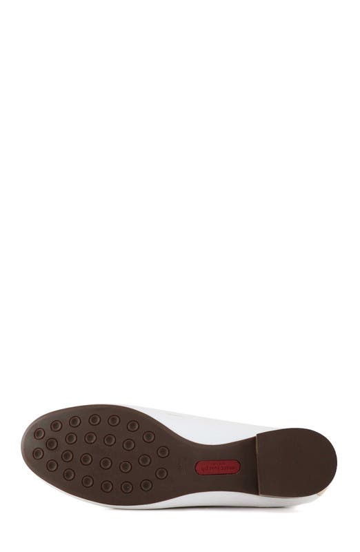 Marc Joseph New York Grand Street Leather Buckle Loafer, Alternate, color, White & Champagne Grainy