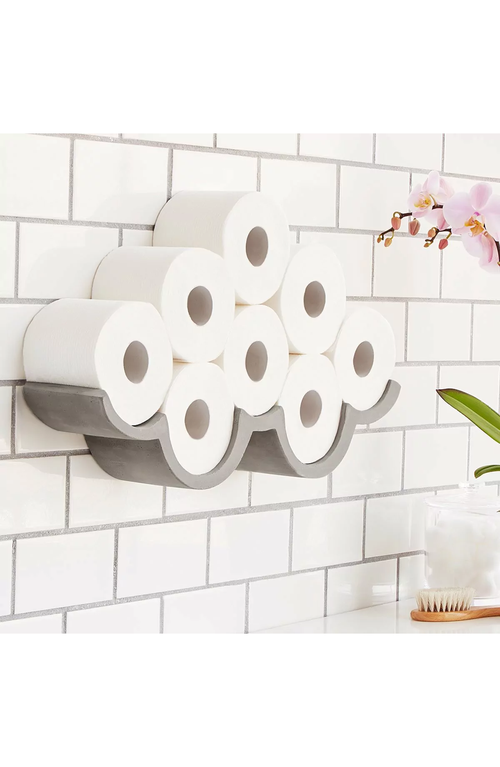Uncommon Goods Cloudy Day Toilet Paper Storage Holder