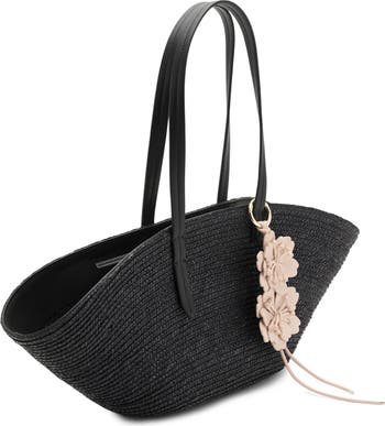 Medium Double Handle Natural Fiber Bag