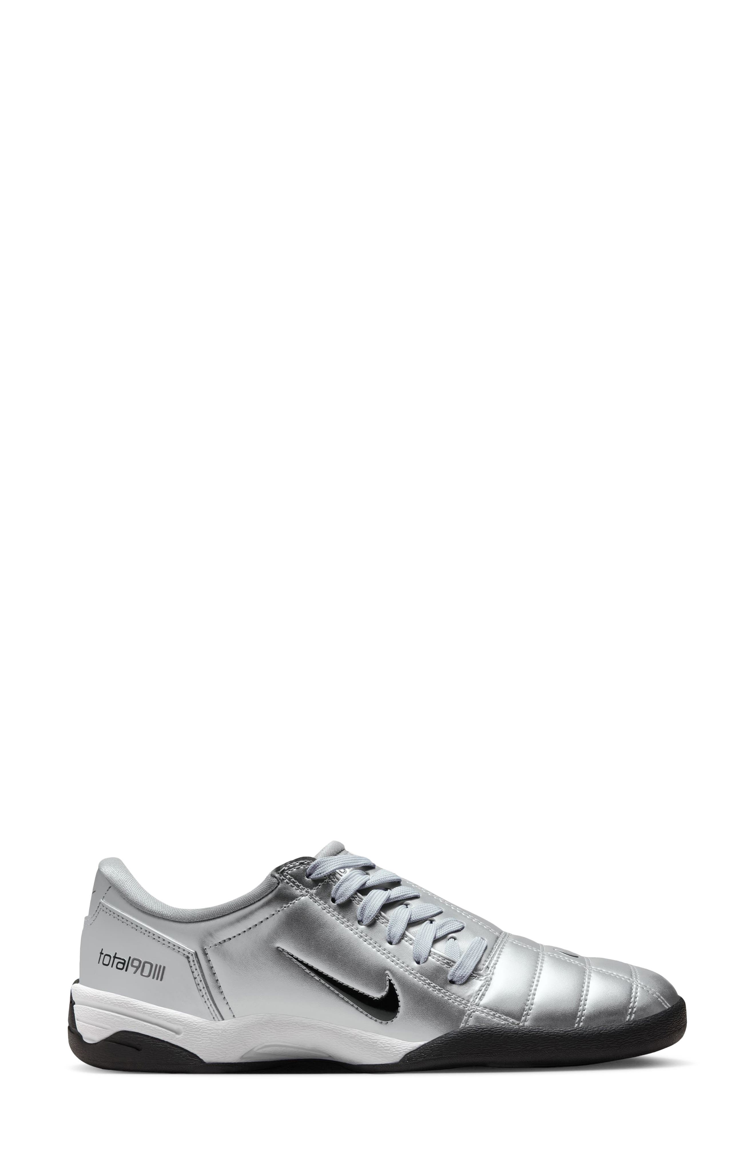 Nike Total 90 Soccer Sneaker, Alternate, color, 001 M Silv/Black