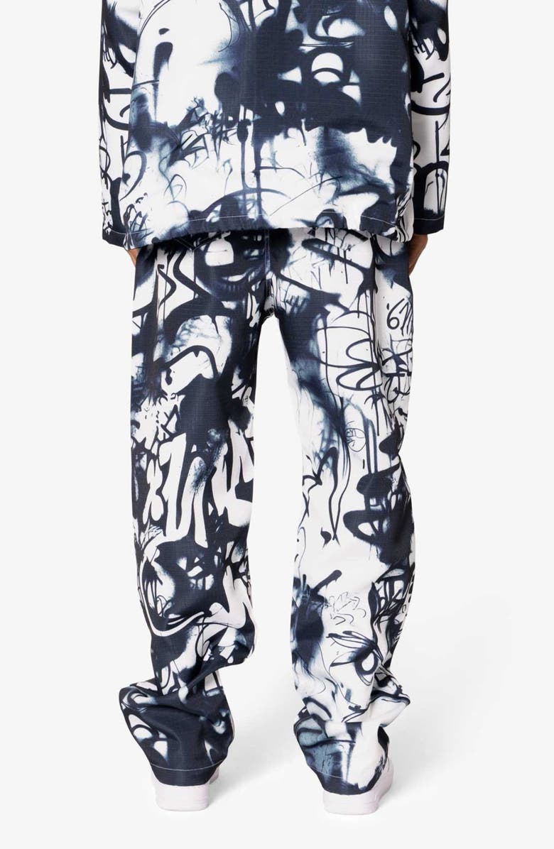 mnml Graffiti Coach Ripstop Pants, Alternate, color, 