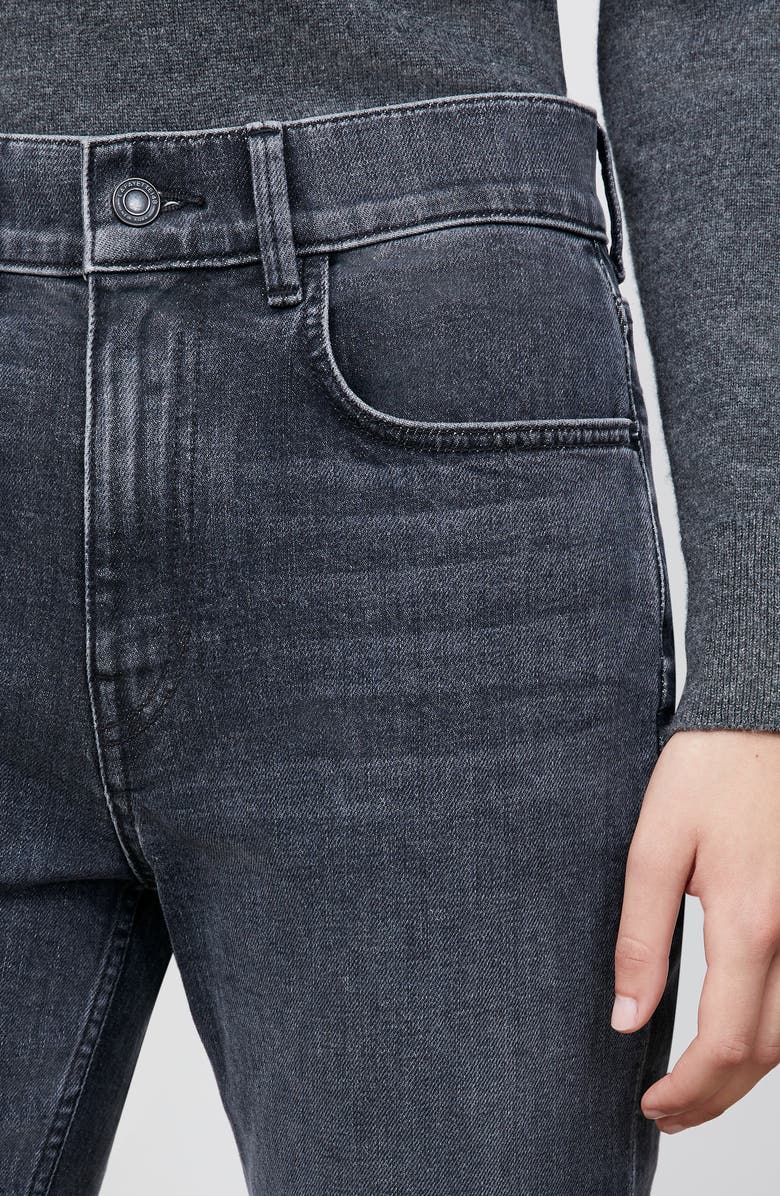 Lafayette 148 New York Reeve High Waist Straight Ankle Jeans, Alternate, color,