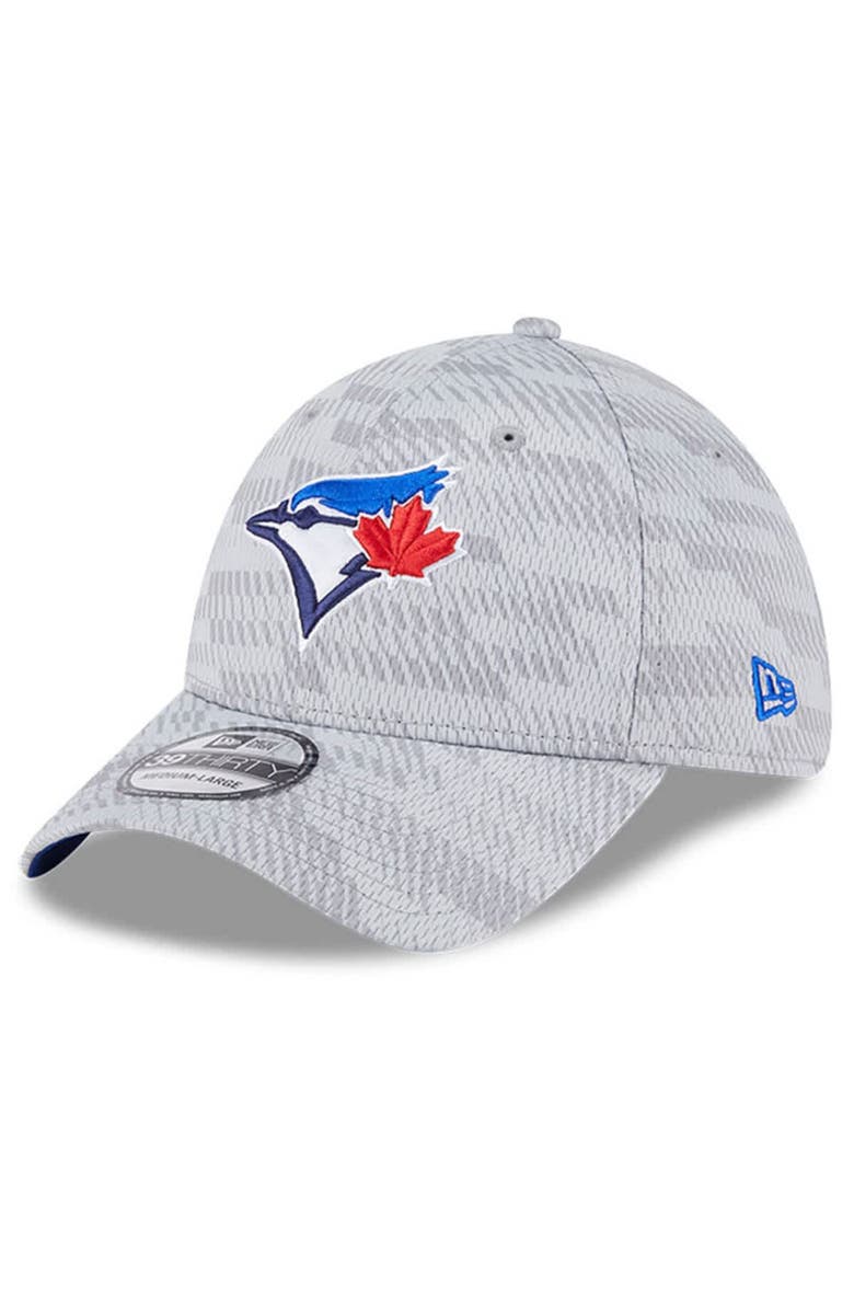 New Era Men's New Era Gray Toronto Blue Jays 2025 MLB Clubhouse 39THIRTY Flex Hat, Alternate, color, 