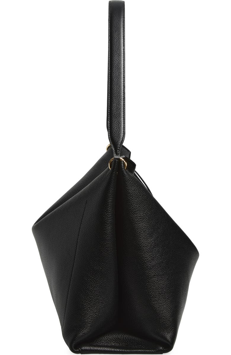 Wandler Penelope Leather Tote, Alternate, color, Black Crust 3283