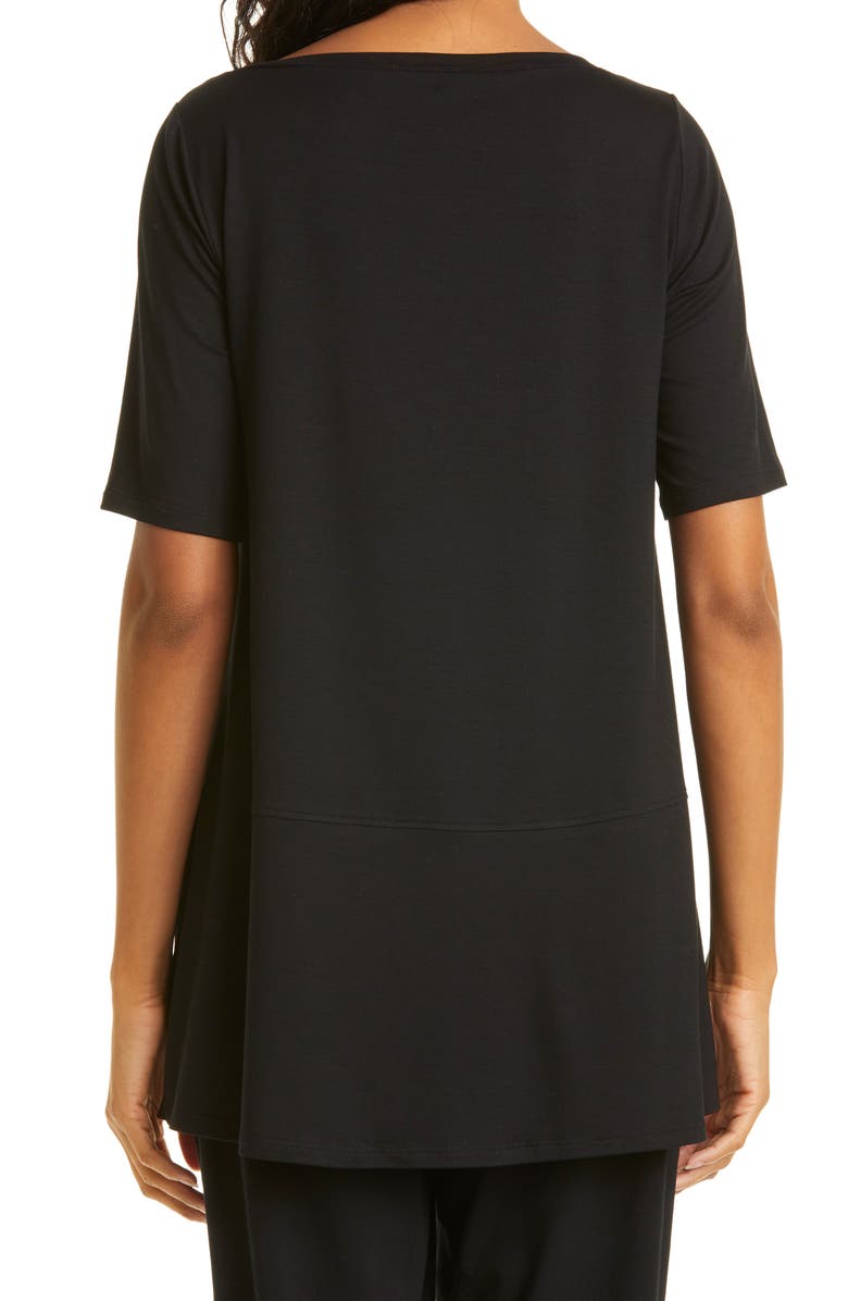 Eileen Fisher Boatneck Jersey Top, Alternate, color, 