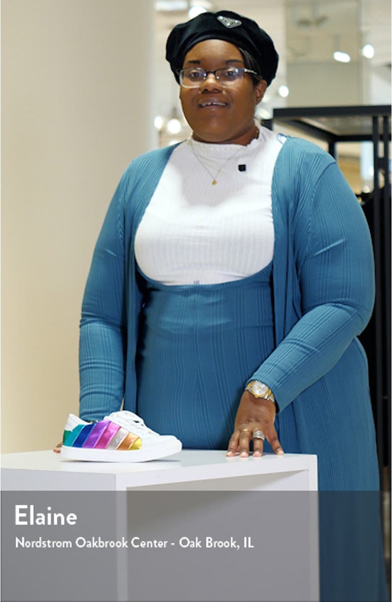 Kurt Geiger Mini Lane Stripe Leather Sneaker, sales video thumbnail