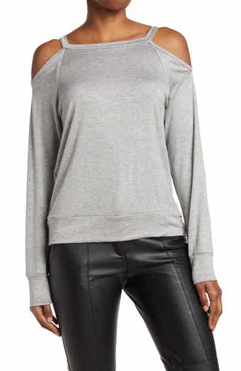 Cold Shoulder Knit Sweater