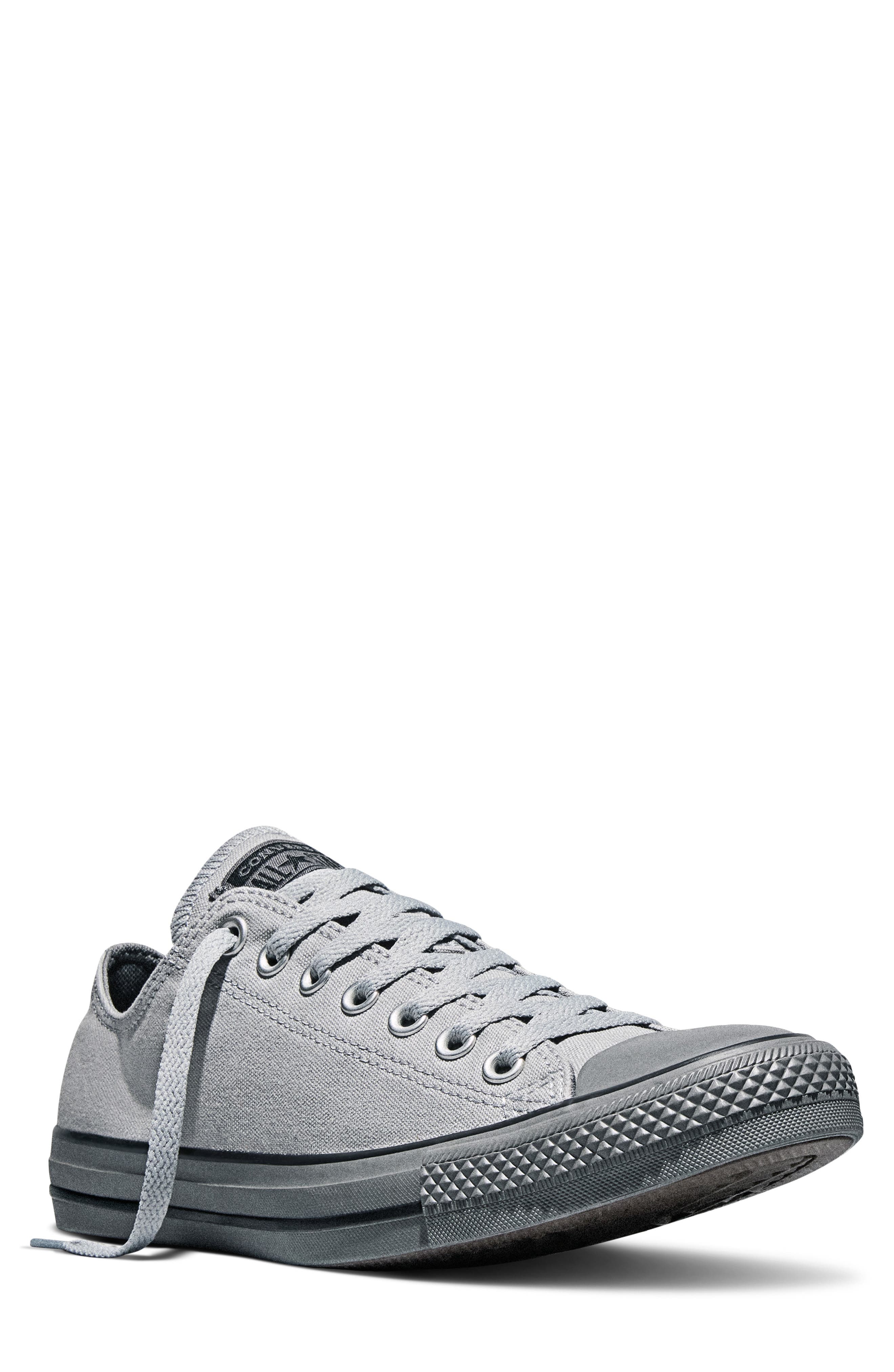 Converse Chuck Taylor<sup>®</sup> All Star<sup>®</sup> Color Pop Low Top Sneaker, Main, color, Grey Area/ Darker Grey/ Black