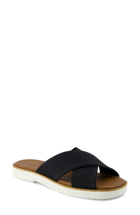 Mae Crisscross Slide Sandal (Women)
