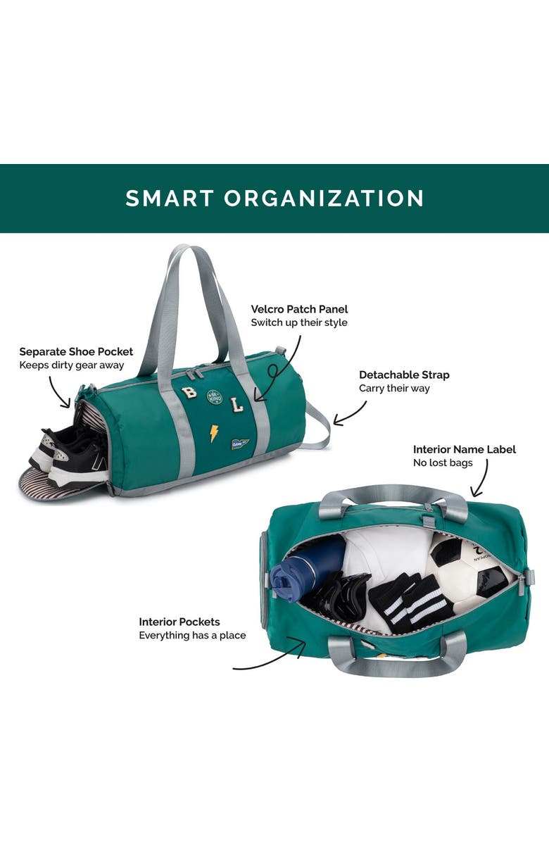 Parker Kids Co. Duffel Bag, Alternate, color, Peacock