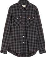 PHIPPS Workshop Plaid Flannel Button-Up Shirt