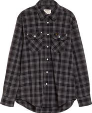 PHIPPS Workshop Plaid Flannel Button-Up Shirt
