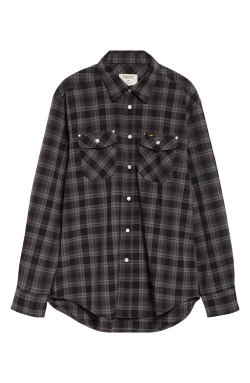 Phipps Workshop Plaid Flannel Button-up Shirt In Multi
