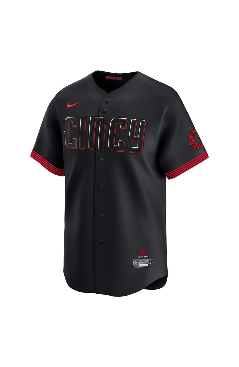 Nike Men's Nike Ken Griffey Jr. Black Cincinnati Reds City Connect Retired Limited Player Jersey, Alternate, color, 