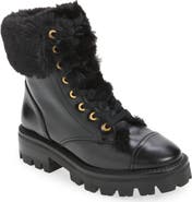 Kate Spade New York merritt faux fur trim winter boot