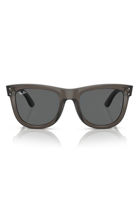 Reverse Wayfarer 53mm Square Sunglasses