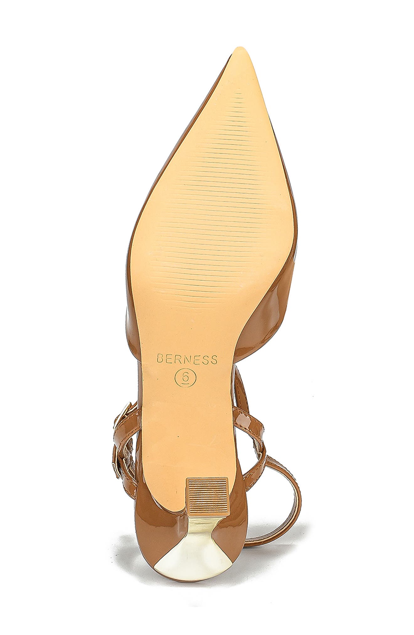 BERNESS Celine Ankle Strap Pump, Alternate, color, Camel