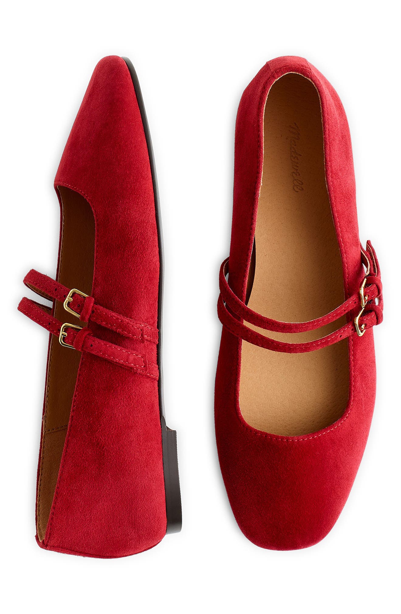 Madewell Greta Double Strap Mary Jane Flat, Alternate, color, 