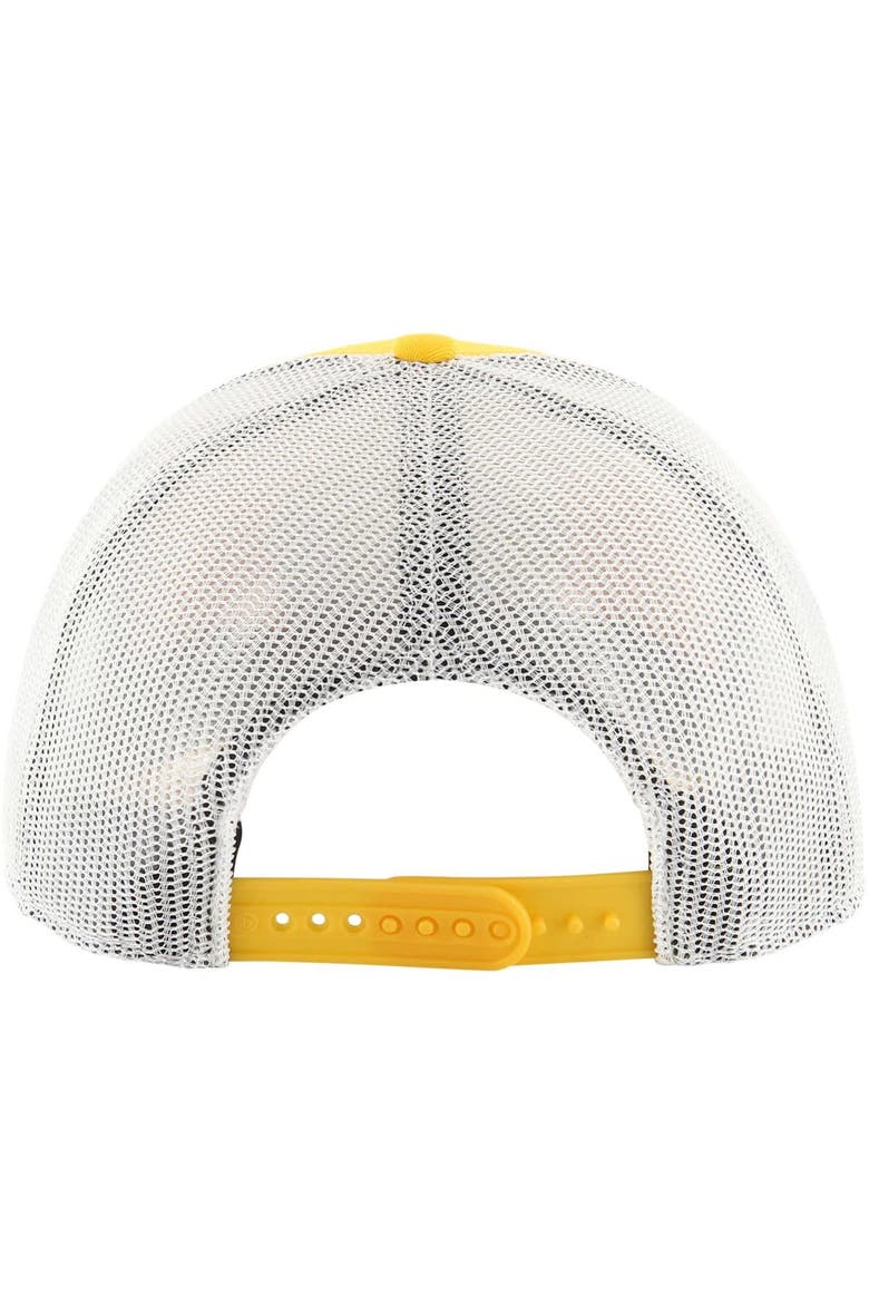 Men's '47 Gold Golden State Warriors Semi Patch Trucker Adjustable Hat, Alternate, color, Gold