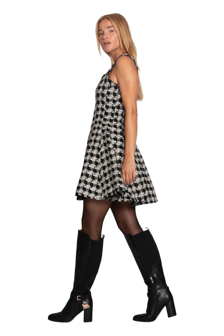 Die For You Mini Dress, Alternate, color, Black/Grey