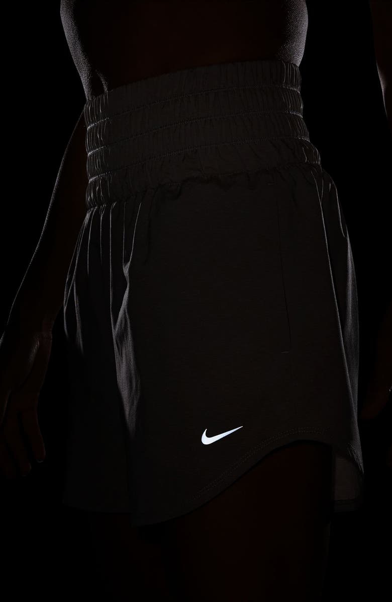 Nike Dri-FIT Ultrahigh Waist 3-Inch Brief Lined Shorts, Alternate, color, Mink Brown/ Htr