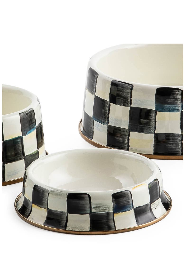 Courtly Check Cat Dish, Alternate, color, COURTLY