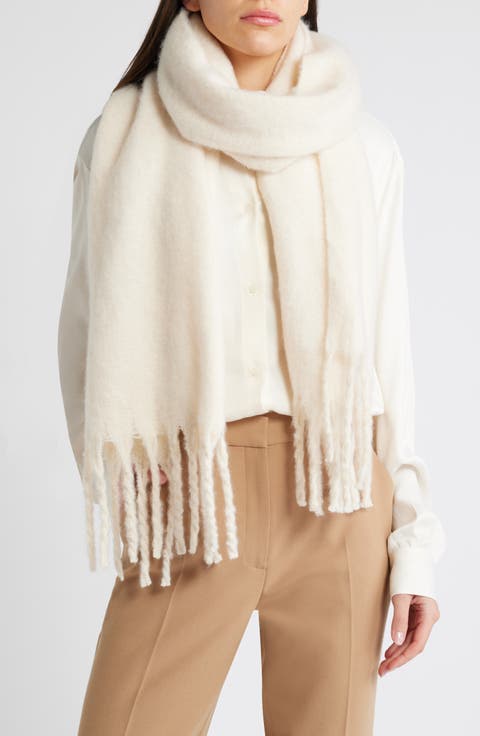 Brushed Fringed Scarf