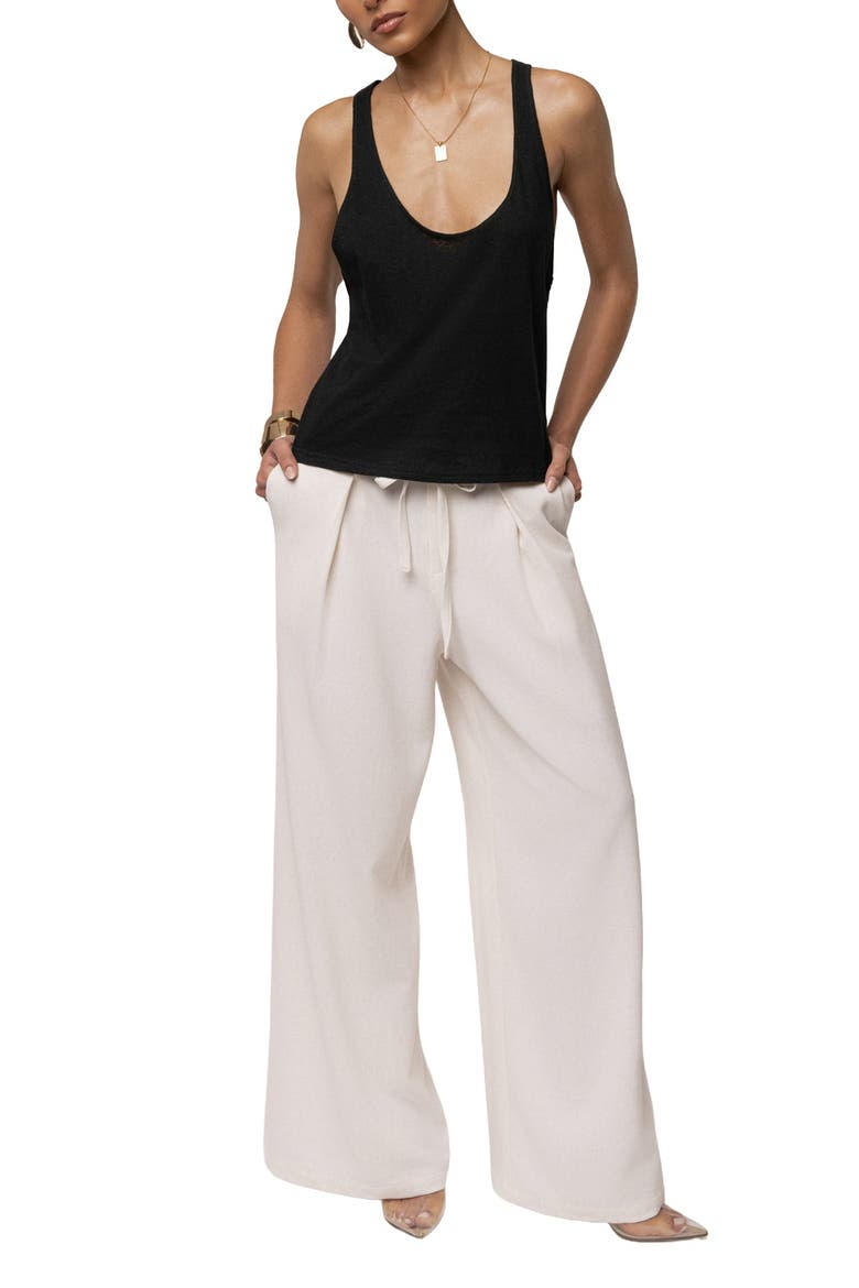 Classic Scoop Neck Tank, Alternate, color, Black