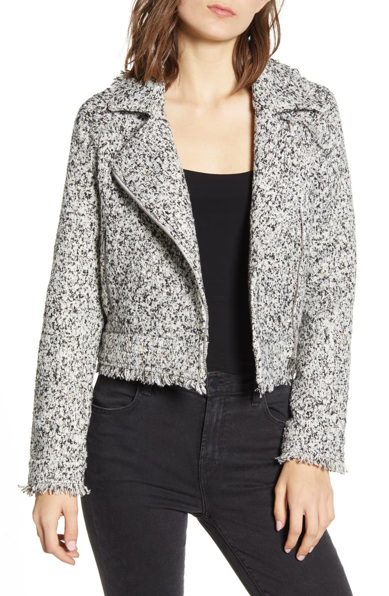 cupcakes and cashmere Jordan Marled Tweed Jacket, Main, color, 