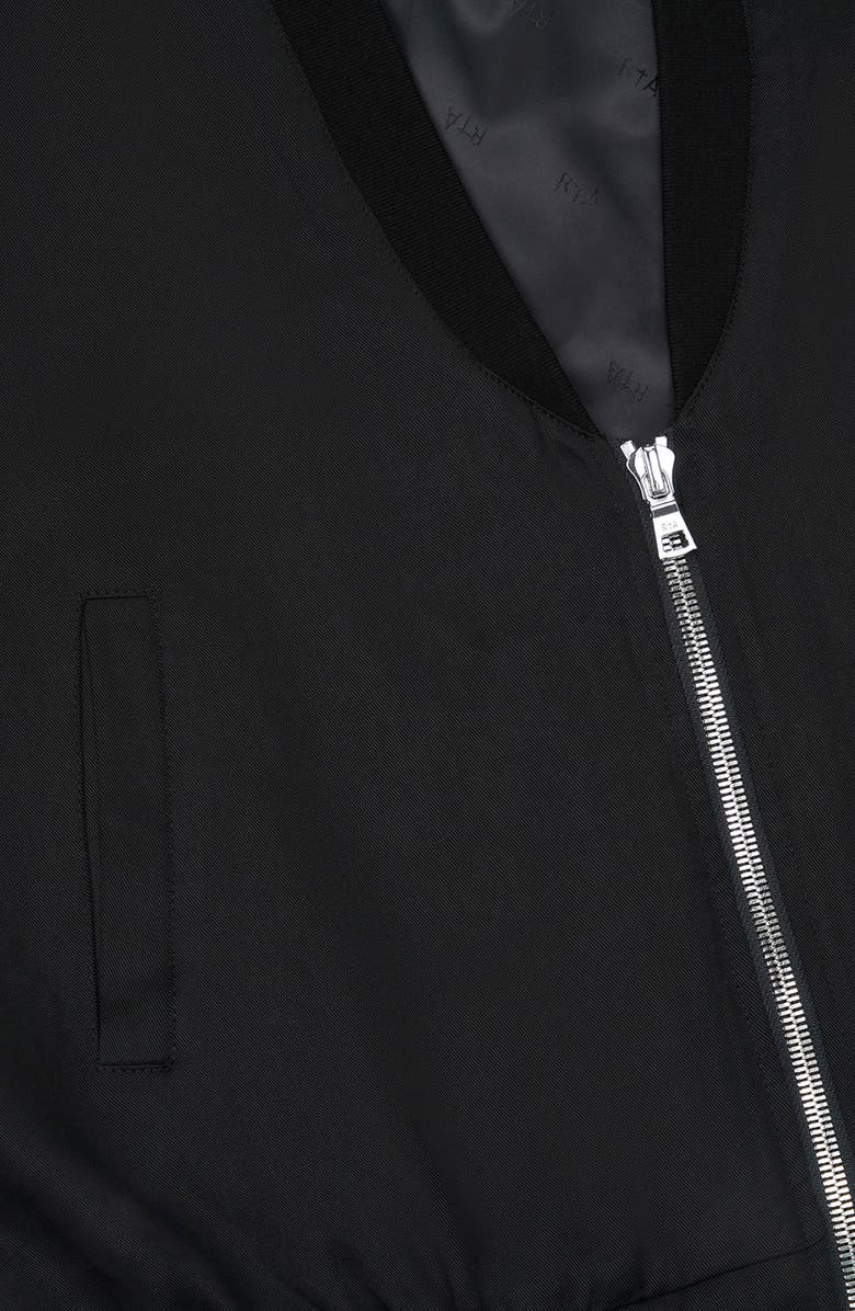 RtA Leonard Flag Graphic Bomber Jacket, Alternate, color, Black American Flag