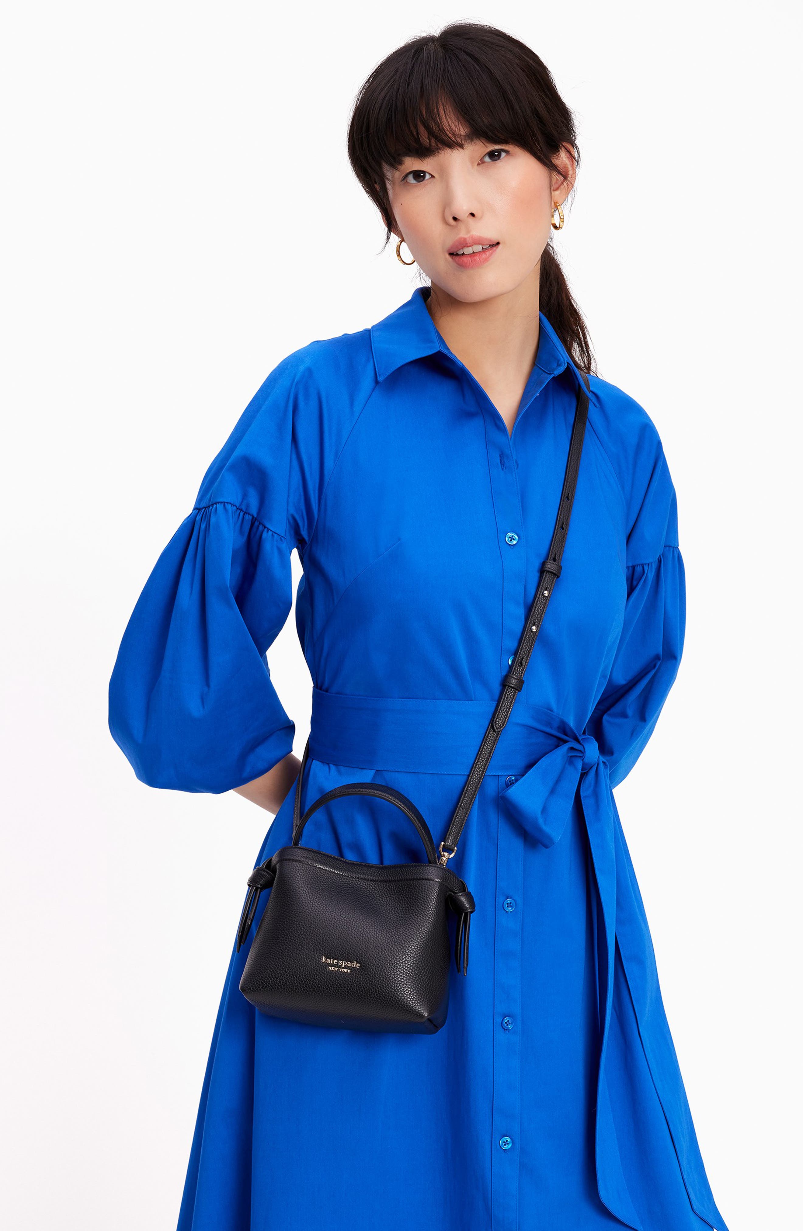 Kate Spade New York knott mini crossbody tote bag, Alternate, color, 