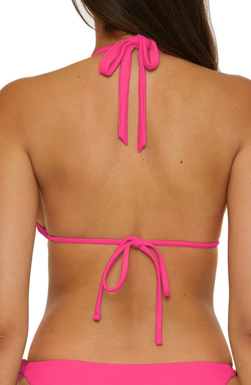 BECCA BECCA MODERN EDGE TRIANGLE BIKINI TOP 